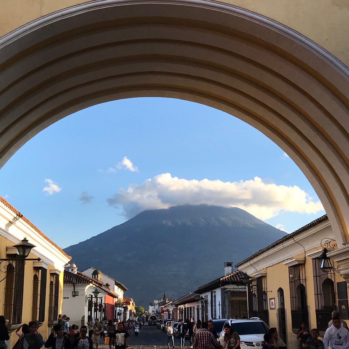 A view of the town near La Colina