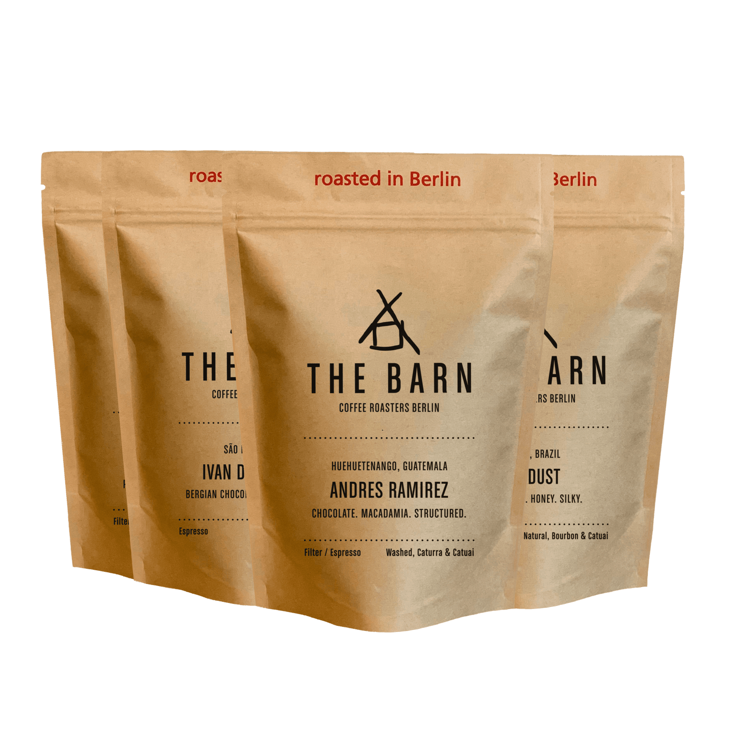 4x 250g bgs of coffee beans