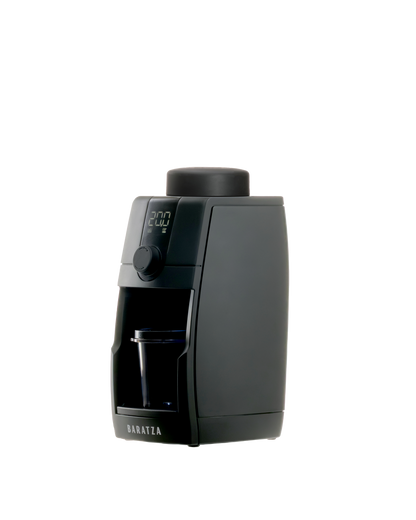 Encore™ ESP Pro Coffee grinder - Black coffee machine with digital display on a white background