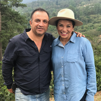 Marysabel and her husband Moises