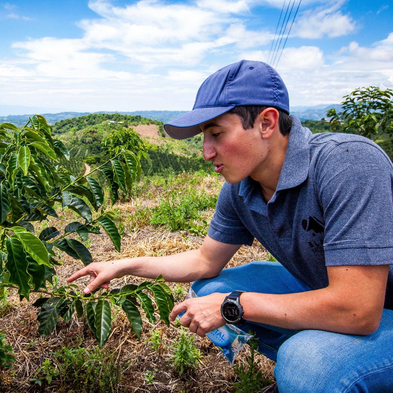 Coffee producer Elias Bayter