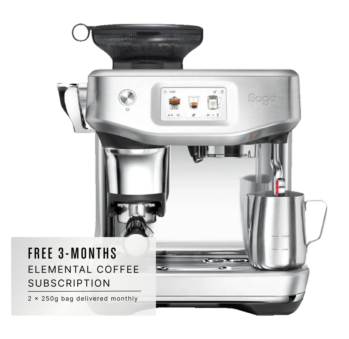 SAGE BARISTA TOUCH IMPRESS – MIT KALTEXTRAKTION